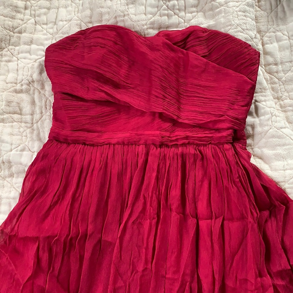 JCrew chiffon bridesmaid/prom floor length dress